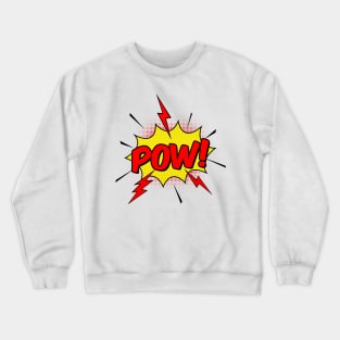 Pow! Comic Book Graphic Crewneck Sweatshirt